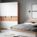 Klasyczna szafa drewniana K30EF1E