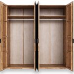 Elegancka szafa z litego drewna K40EF4E