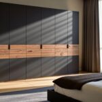 Elegancka drewniana szafa K60EF4E