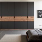 Elegancka drewniana szafa K60EF4E