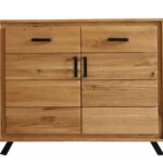 Nowoczesna Komoda Dębowa ALAMOS LOFT