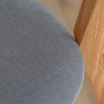 Krzesło drewniane Max z beżowym siedziskiem