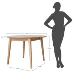 Dębowy Stół 110 cm Basic