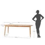 Stół Dębowy Okrągły Basic Rozsuwany