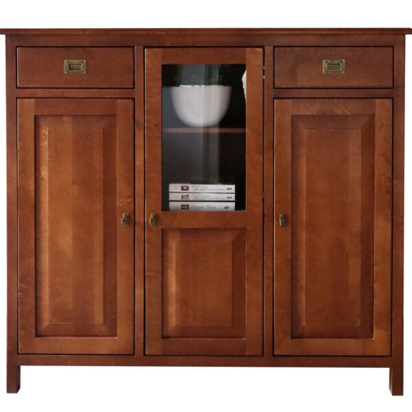 Wysoka Komoda z Przeszkleniem MENDOZ