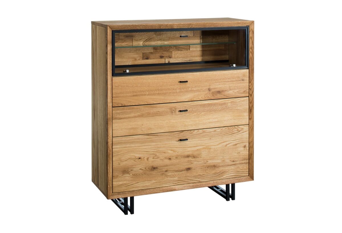 Komoda drewniana z szufladami Toledo