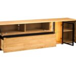 Duża Szafka RTV z Dębu Shine Typ 26