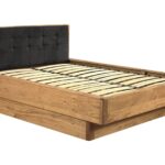 Łóżko dębowe z pojemnikiem Maseri 180
