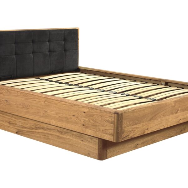 Łóżko dębowe z pojemnikiem Maseri 140