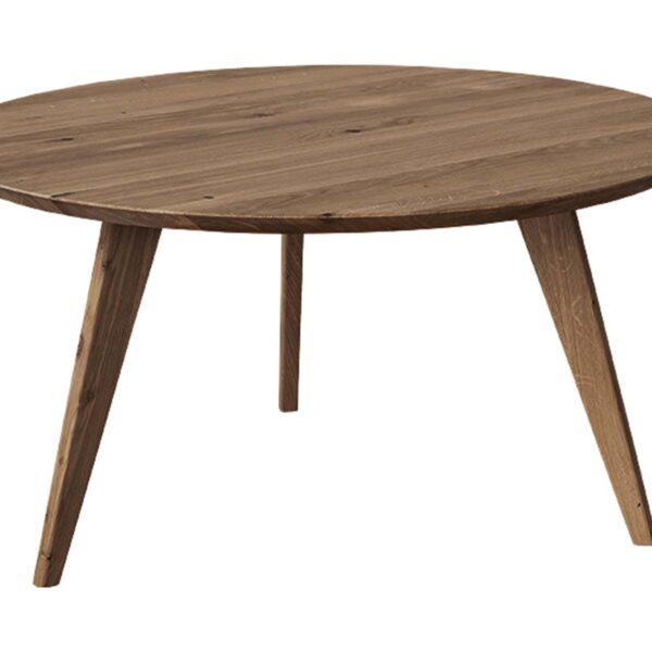 Klasyczny nowoczesny dębowy stolik 90 cm Basic