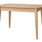 Klasyczny nowoczesny dębowy stół 120 cm Basic