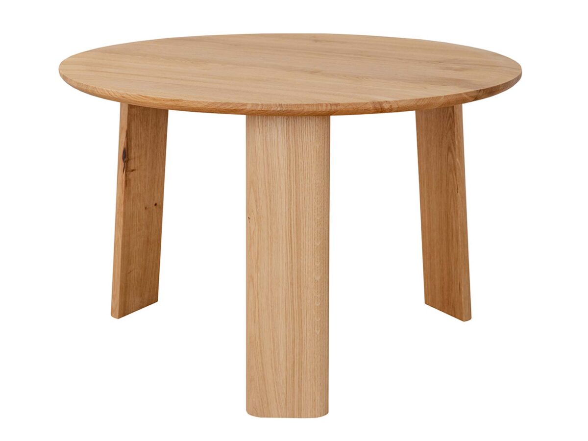 Klasyczny nowoczesny dębowy stolik 61 cm Asento