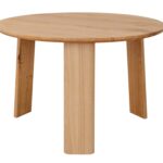 Klasyczny nowoczesny dębowy stolik 61 cm Asento