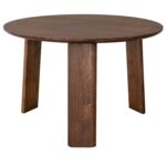 Klasyczny dębowy nowoczesny stolik 61 cm Asento