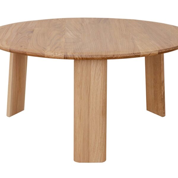 Klasyczny nowoczesny dębowy stolik 71 cm Asento