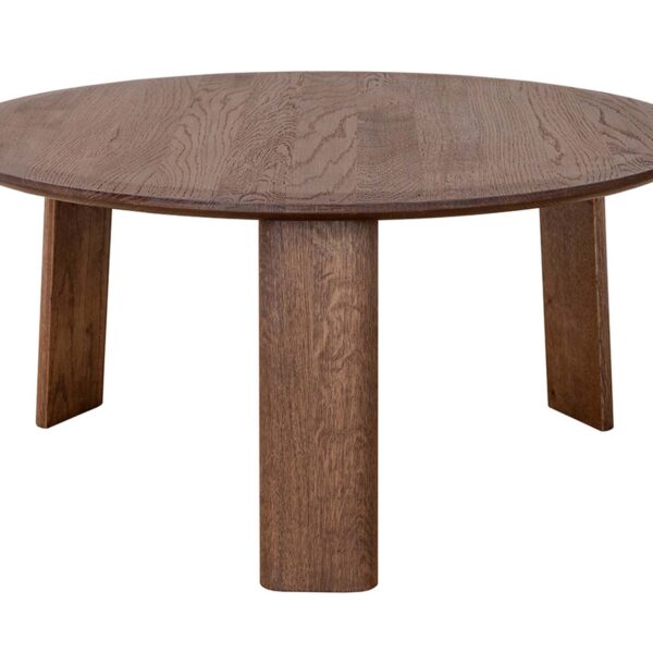 Klasyczny dębowy nowoczesny stolik 71 cm Asento