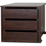 Sosnowa nowoczesna szafa 70 cm 3 szuflady Kalari