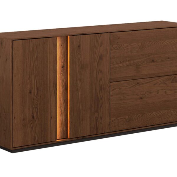 Loftowa dębowa nowoczesna komoda Essentia