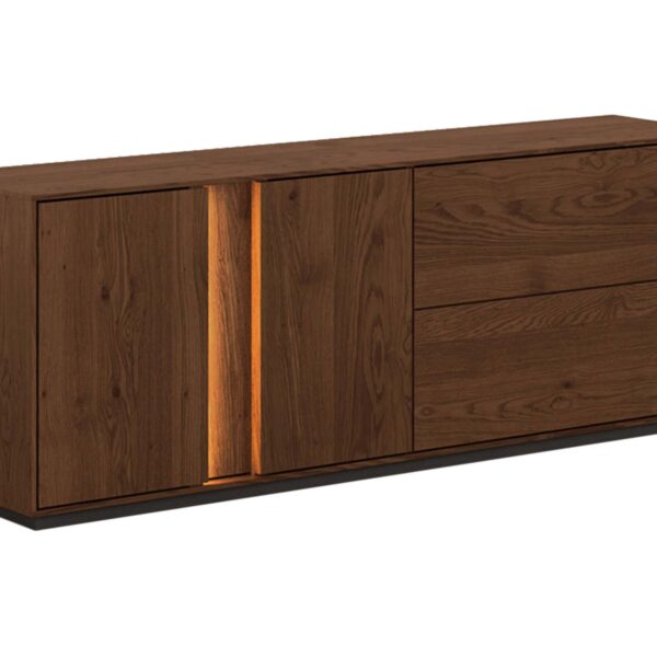 Szafka RTV 165 cm tabacco 4-drzwiowa Essentia