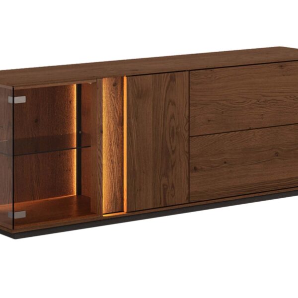 Szafka RTV 165 cm tabacco 2 półki Essentia