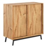 Komoda Winna Loft Naturalny Dąb Stal Oak Elegance