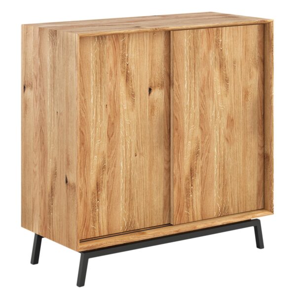 Komoda Winna Loft Naturalny Dąb Stal Oak Elegance