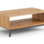 Stolik Kawowy Loft Dąb Naturalny Stal Oak Elegance