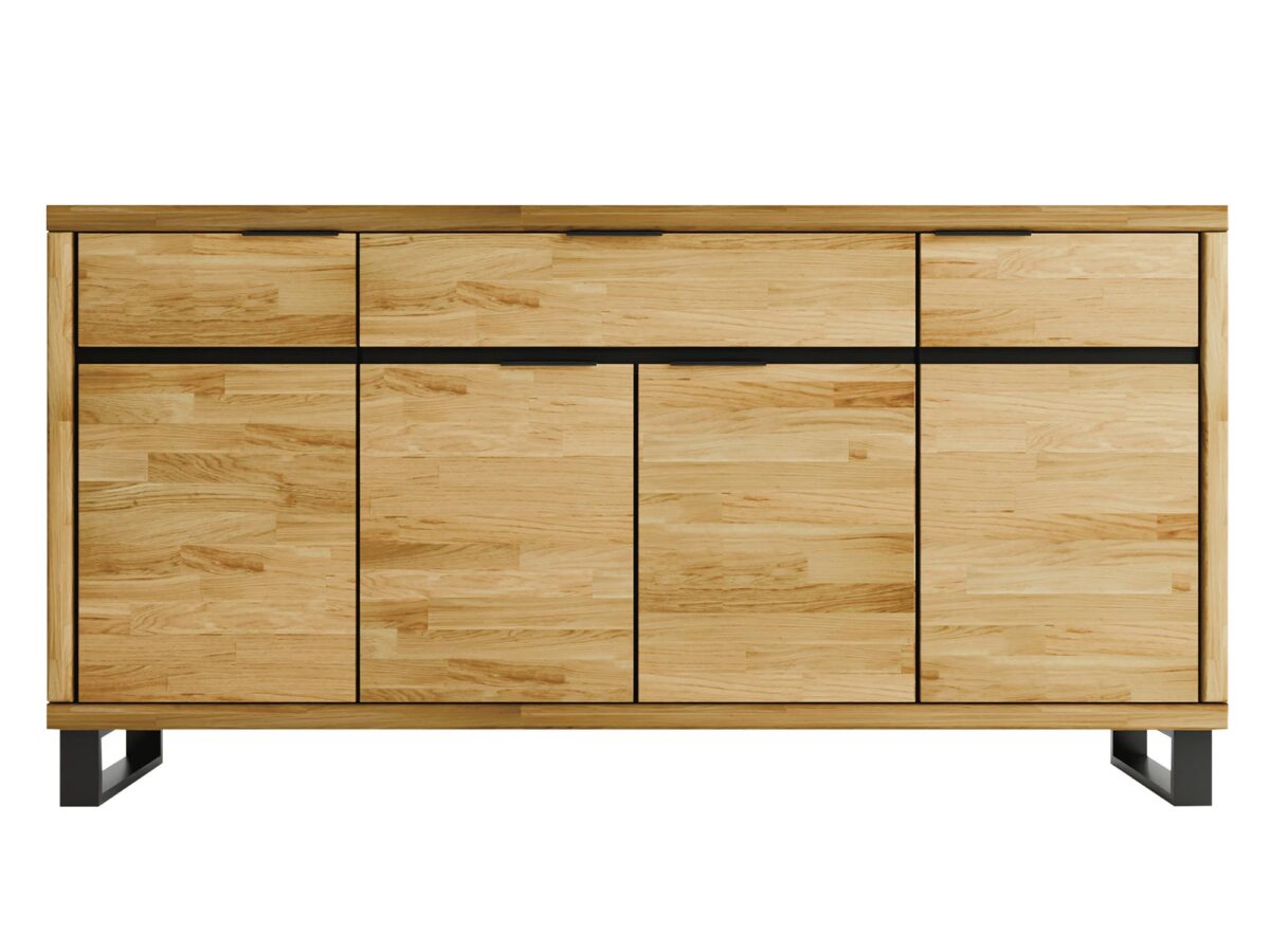 Komoda Dębowa Styl Loft – Nexor 03