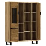 Witryna Drewniana Loftowa – Nexor 07