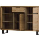 Komoda Dębowa na Metalowych Nóżkach – Nexor 32