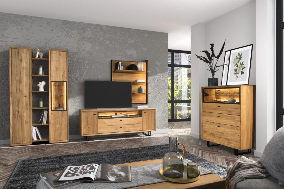 Meble z drewna do salonu Toledo