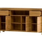 Komoda Dębowa Naturalne Drewno – Lunaro 15