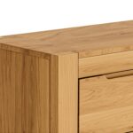 Komoda Dębowa Naturalne Drewno – Lunaro 15