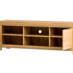 Szafka RTV 160 cm na Dębowych Nóżkach – Lunaro 46