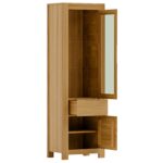 Witryna Dębowa Elegancka – Lunaro 75