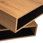 Stolik Obrotowy Nowoczesny z Drewna i Metalu – Nexor