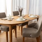 Stół Dębowy Okrągły Basic Rozsuwany