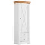 Drewniana Wąska Szafa Natura Classica