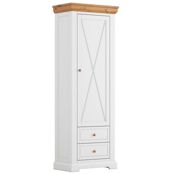 Drewniana Wąska Szafa Natura Classica