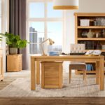 Regał Wysoki Słupek na Książki Dębowy Isumi