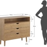 Klasyczna Komoda Dębowa Lina