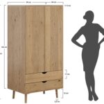 Dębowa Szafa Lina Wąska