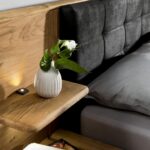 Łóżko dębowe z pojemnikiem Maseri 140