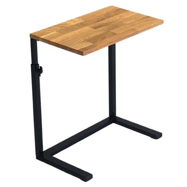 Stolik Pomocniczy Regulowany Drewniano-Metalowy – Metron