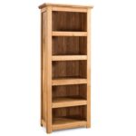 Regał Wysoki Słupek na Książki Dębowy Isumi