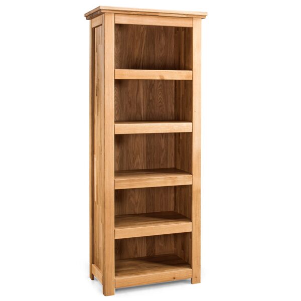 Regał Wysoki Słupek na Książki Dębowy Isumi
