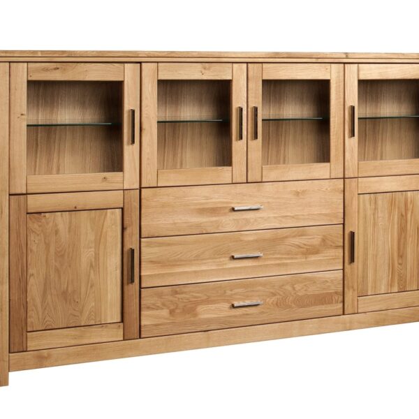 Barek dębowy do salonu Isumi