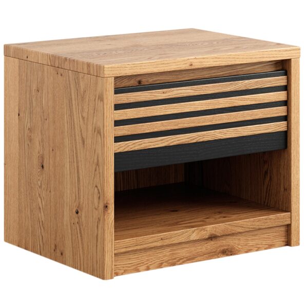 Szafka Nocna Dębowa - Styl Loftowy Kopenhaga