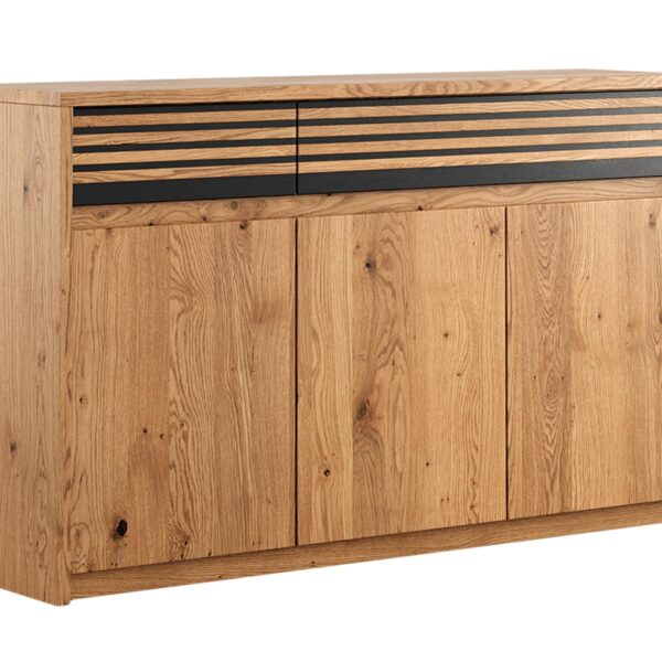 Komoda Dębowa - Loftowy Dąb Kopenhaga