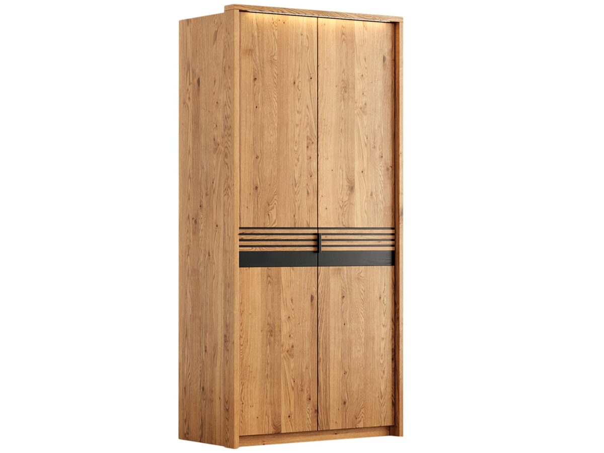 Szafa Dębowa 2D - Styl Loftowy Kopenhaga